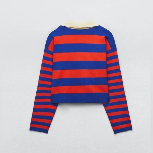 Zara striped knit cardigan - Picture 6 of 10